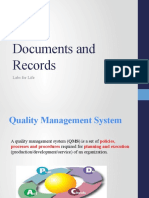 Documents and Records