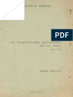 Plantaciones azucareras en el PERU 1821-1875 Pablo Macera