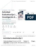 Actividad Evaluativa Eje 1 _ Investigación de Operaciones i - 202110-1a - 11 | Programación Lineal | Prueba (Evaluación)