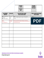 Risk Assessment Form August 2020