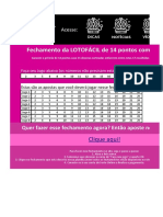 Fechamento de 14 Pontos Na Lotofácil 17 Dezenas