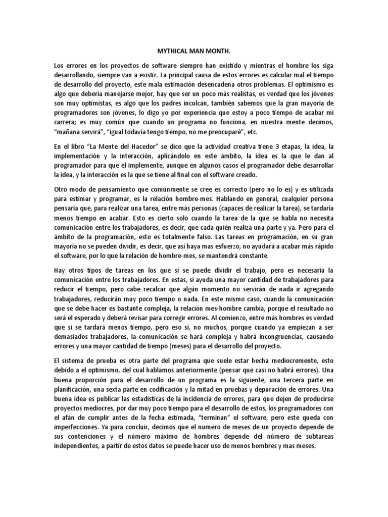 The Mythical Man Month Pdf