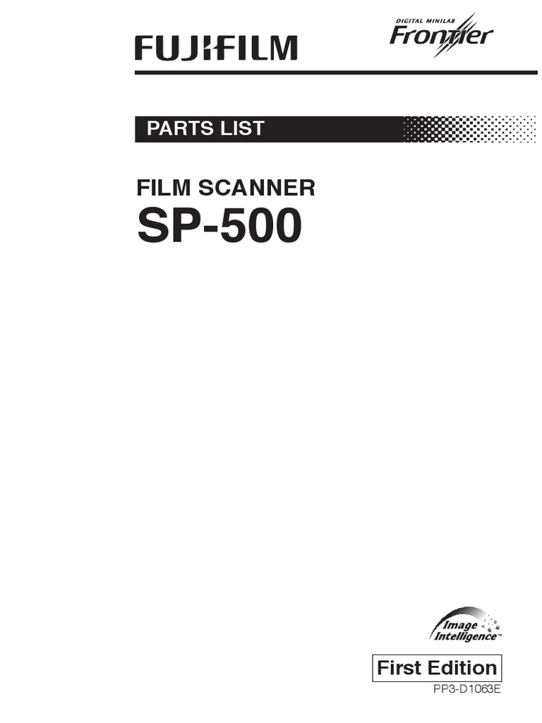 SP-500 Scanner Parts List Guide | PDF | Screw | Machining