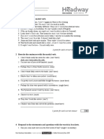 Unit Test 11A: 1 Choose The Correct Modal Verb