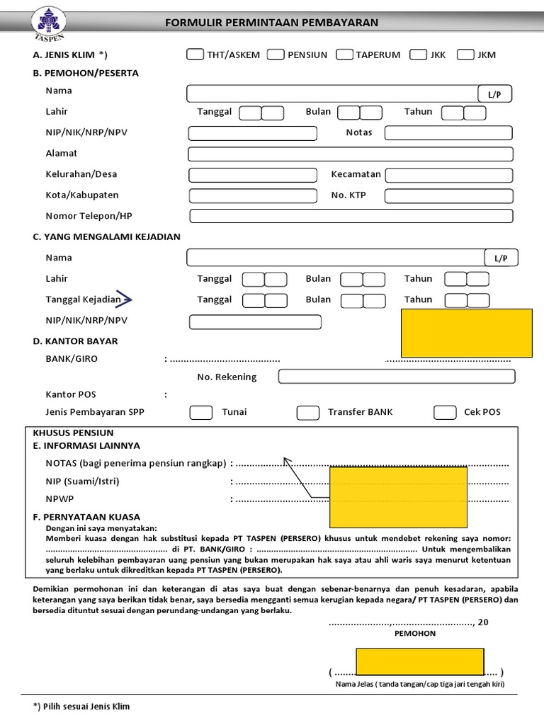 Panduan Singkat Pengisian FPP | PDF