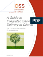 A Guide To Integrated Service Delivery To Clients: For Community Service Organisations