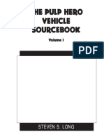 Pulp Hero - Pulp Vehicle Sourcebook