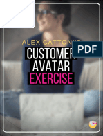 Alex Cattoni Customer Avatar Exercise