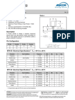 Mth-50 / Mtv-50: Two-Way Power Dividers, 1 - 100 MHZ and 40 - 400 MHZ