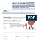 Plan Clase Octavo Semana 22