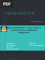 Metal Detector: Mital Chalodiya