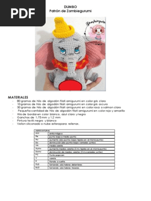 Dumbo amigurumi paso a paso sale