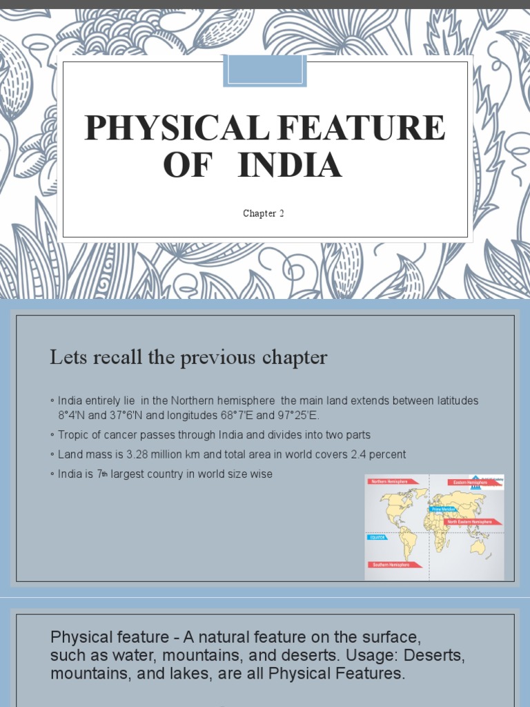 Physical Feature of India | PDF | Himalayas | Coral Reef