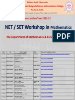 NET SET Math Workshop