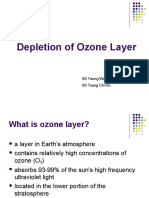 Depletion of Ozone Layer: 6S Yeung Wut Pan 6S Tsang Chi Ho