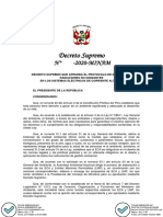 Anexo Rm. 239-2020-Minam - Proyecto Decreto Supremo Que Aprueba Protocolo Rni PDF