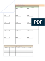 Editorial Calendar Template