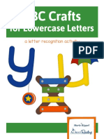 ABC Crafts For Lowercase Letters