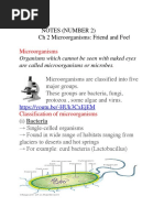 Notes of CH 2 Microorganisms 20 21