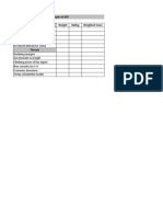 EFE Matrix Practice Sheet Example - Blank