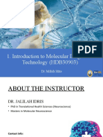 Introduction To Molecular Diagnostic Technology (HDB30903)