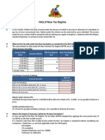 FAQ of New Tax Regime