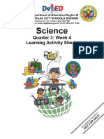 Science: Quarter 3: Week 4 Learning Activity Sheets
