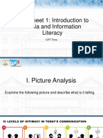 Worksheet 1 Introduction To Media and Information Literacy