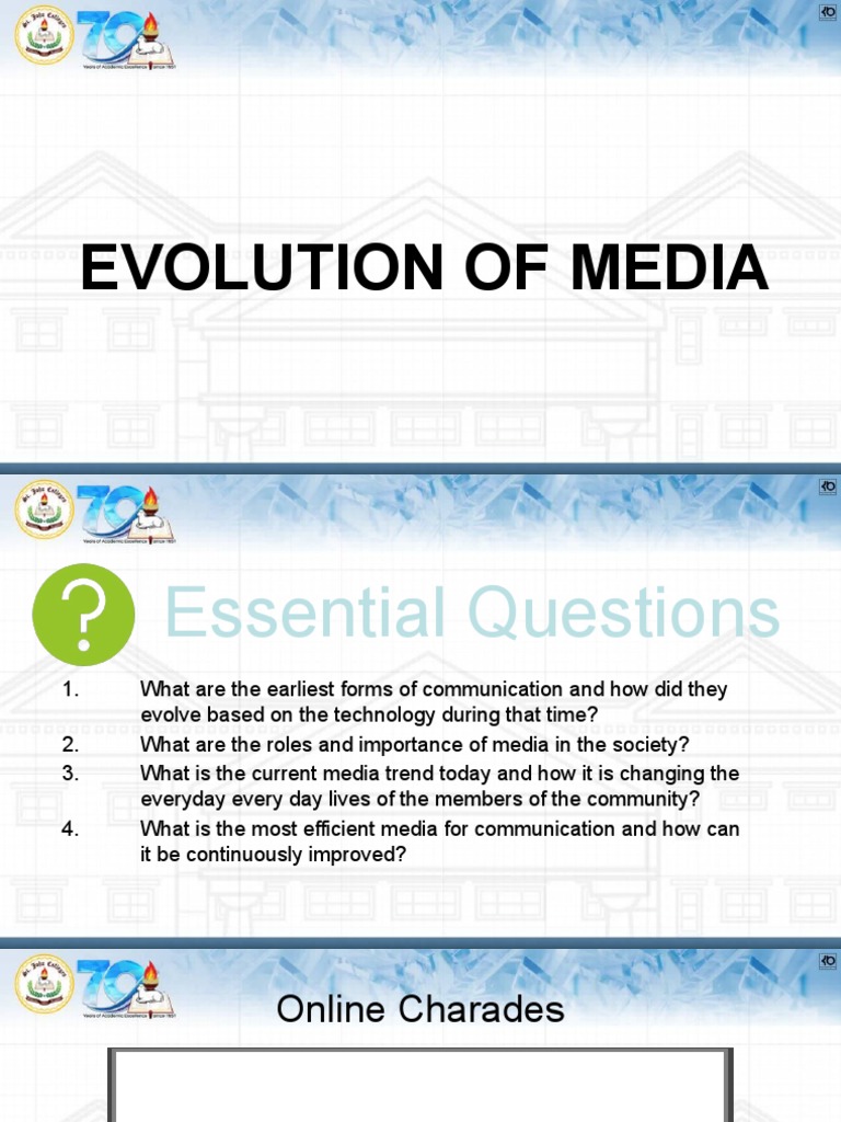 Lesson 3 Evolution of Media | PDF | Internet Of Things | Personal Computers