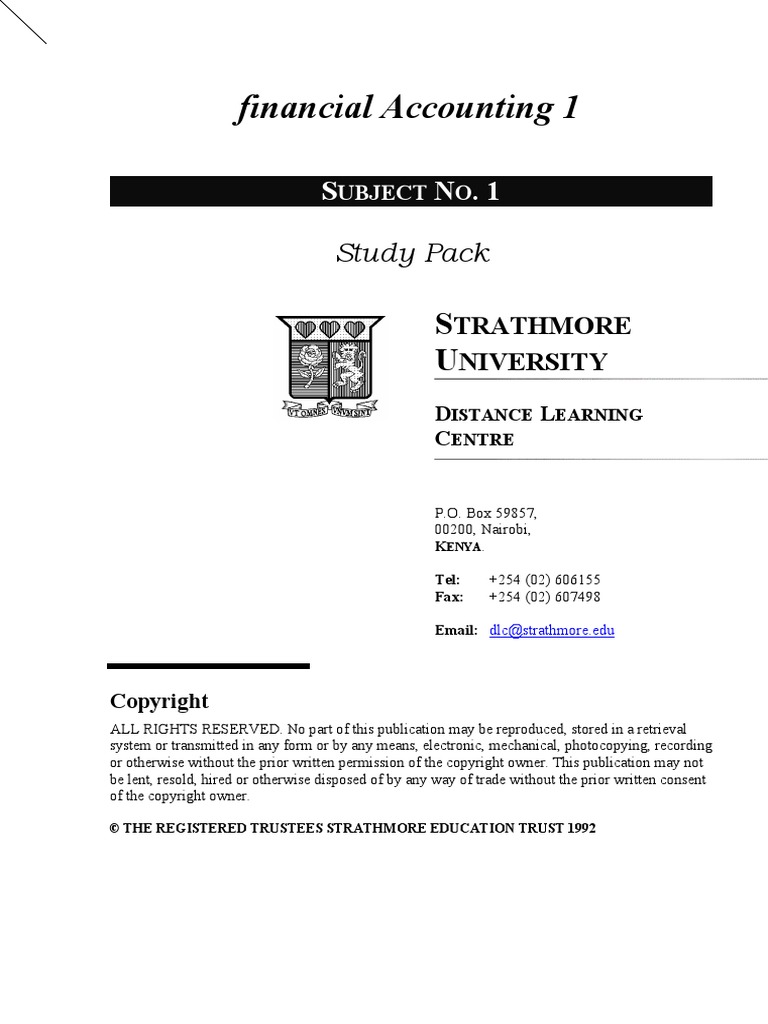 Financial Accounting 1 by Harold | PDF | Debits And Credits | Balance Sheet