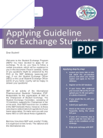 Applying Guideline For SEP Students