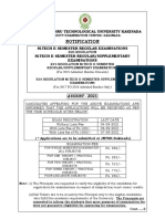 JNTUK M.Tech II Sem Notification August 2021