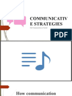 Communicativ E Strategies: Oral Communication in Context