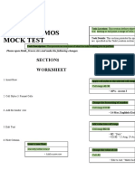 (MOS Excel) Mock Test 2