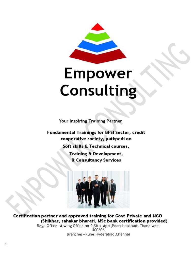 Empower Consulting PRF PDF Banks Strategic Management