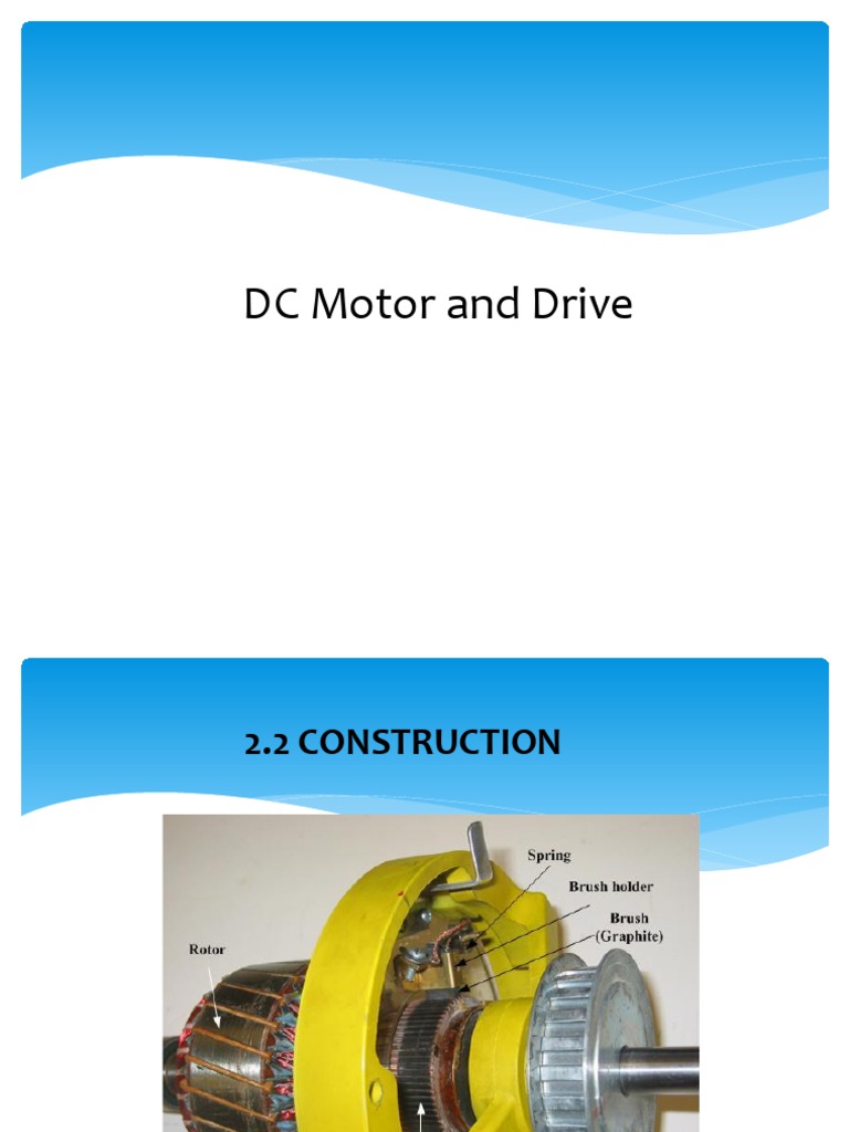 DC Motor Construction and Speed Control | PDF | Electric Motor ...
