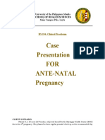Antenatal Case Presentation