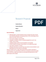 Sample Research Proposal 1