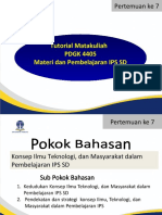 Materi IPS Ke 7 Ilmu, Teknologi, Dan Masyarakat