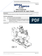 M-CSG Ultra-Compacto Sistema de Generación de Vapor Limpio: Descripción Versiones y Aplicaciones