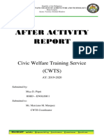 After Activity: Civic Welfare Training Service (CWTS)