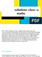 Ncert Solutions Class 11 Maths