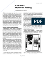 Effective Measurements For Structural Dynamics Testing