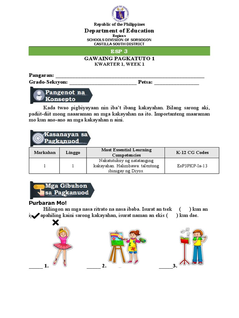 Esp Week 1 | PDF