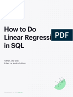 Mode Linear Regression SQL