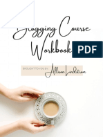 Free Blogging Course Workbook