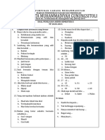 Soal Pas Kelas 1 Semester 2 Tema 5