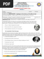 Learning Activity Sheet - 2nd Quarter