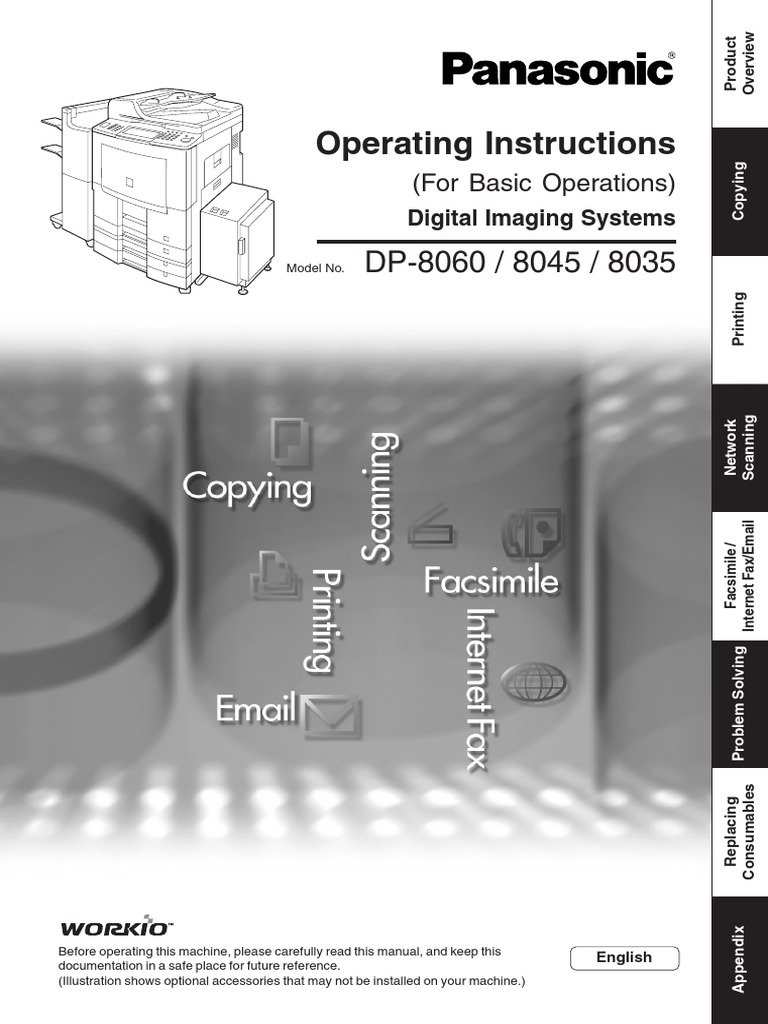 Operating Instructions: (For Basic Operations) | PDF | Fax | Image Scanner