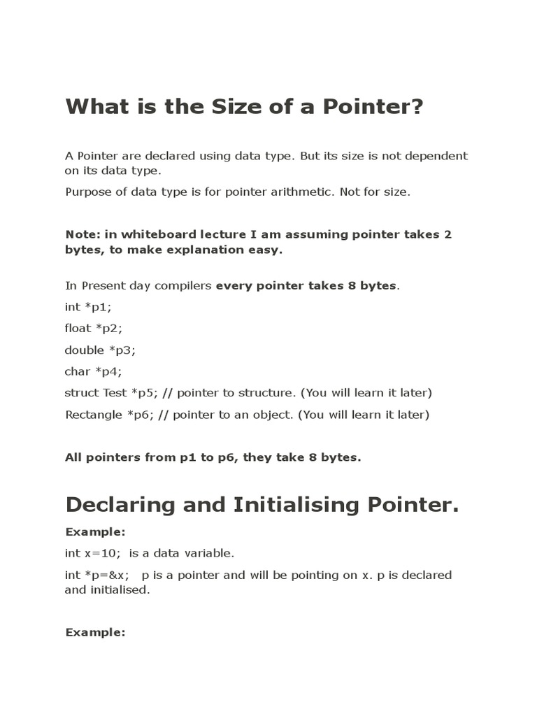 112 +FAQ+ (Demo+Pointer+Arithmetic+) | PDF | Pointer (Computer ...